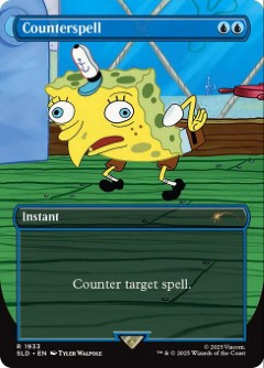 Counterspell Secret Lair Drop - SpongeBob SquarePants